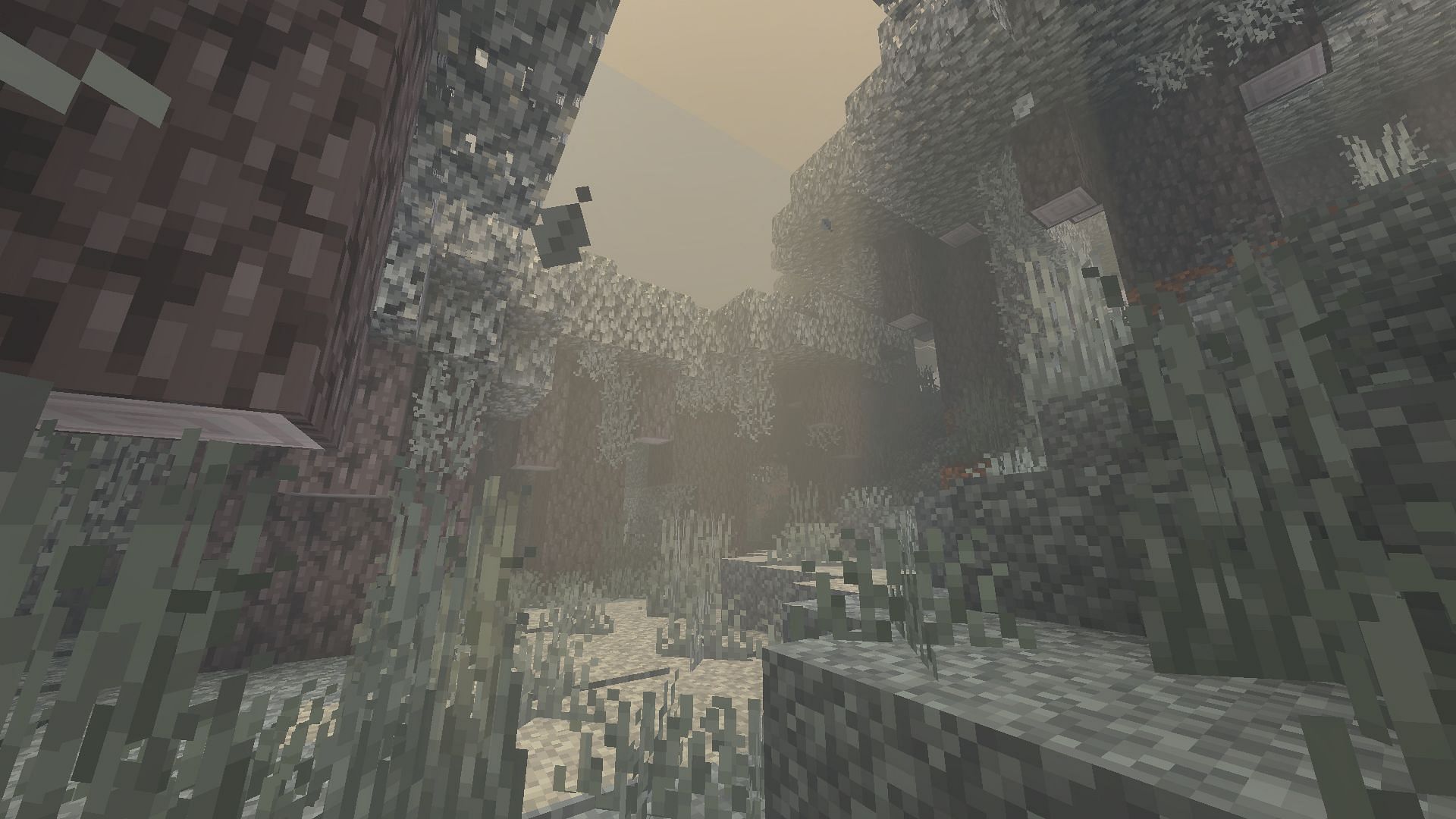 Chase the Skies will introduce a new fog mechanic for the Java edition of Minecraft (Image via Sportskeeda Gaming || Mojang Studios)